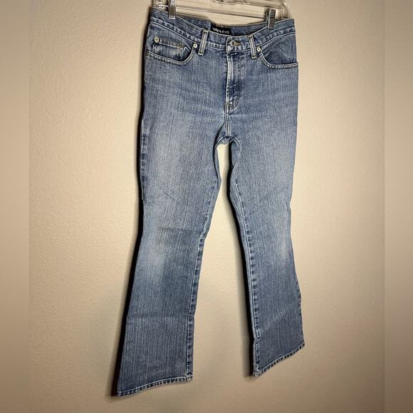 Express Jeans Low Rise Flare Denim Juniors Size 5/6 - Vintage - Picture 1 of 8